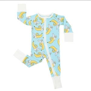 Little Sleepies newborn banana print bamboo sleeper, gently used, Like New.